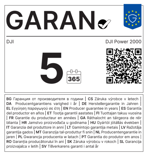 Harmonisiertes EU-Garantielabel: gewerbliche Haltbarkeitsgarantie des Herstellers